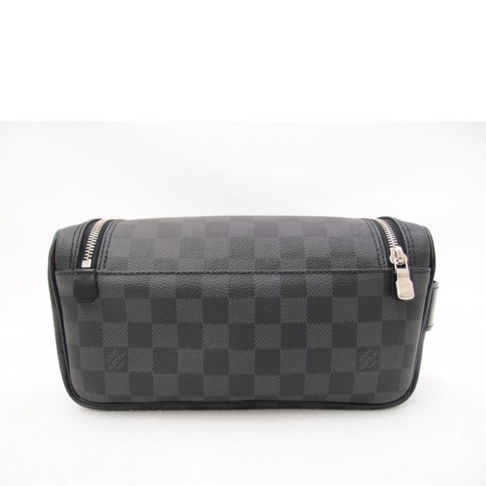 Louis Vuitton Canvas Clutch Graphite Toiletry Damier Pouch - Picture 1 of 6